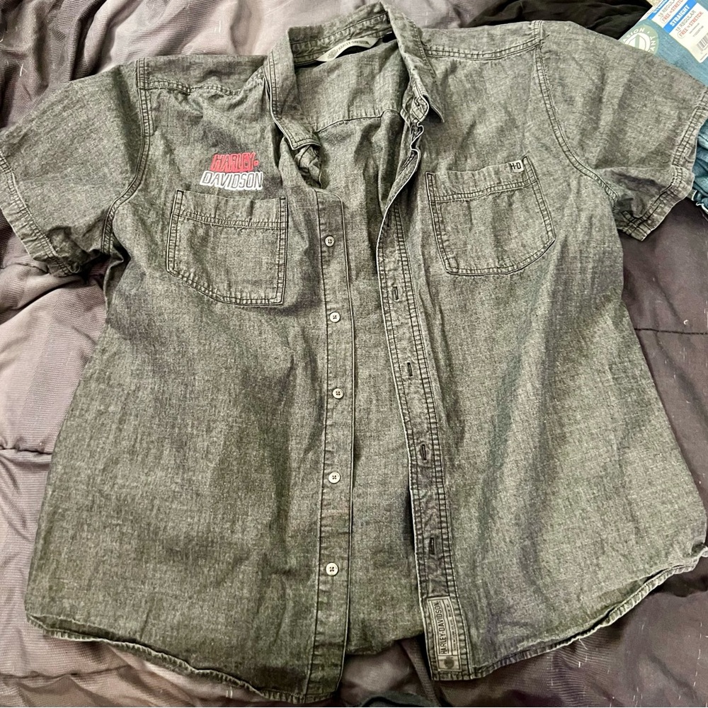 Men’s 2X Harley shop shirt